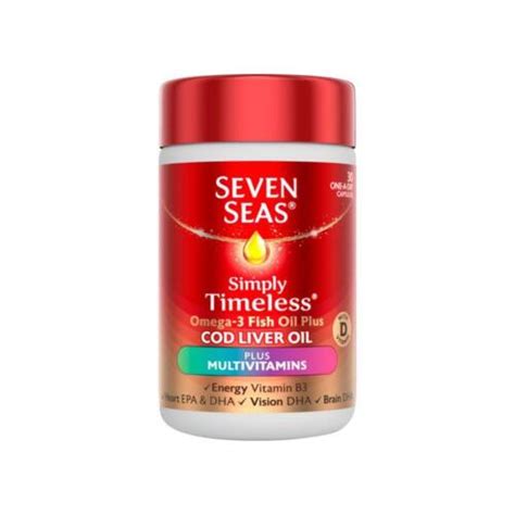 Seven Seas Omega Fish Oil Plus Cod Liver Oil Plus Multivitamin