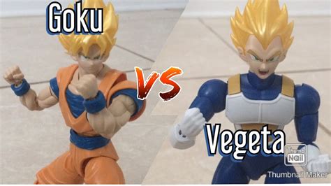 Dragon Ball Z Goku Vs Vegeta Dbz Stop Motion Youtube