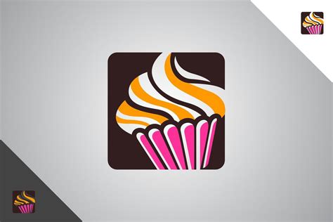 Cup Cake Logo Bakery Cakes And Pastries Logo Identity Template