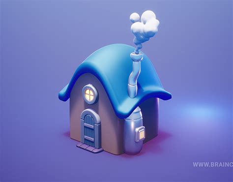 3D Modeling Video Cute Tiny Hut Model UE5 Behance