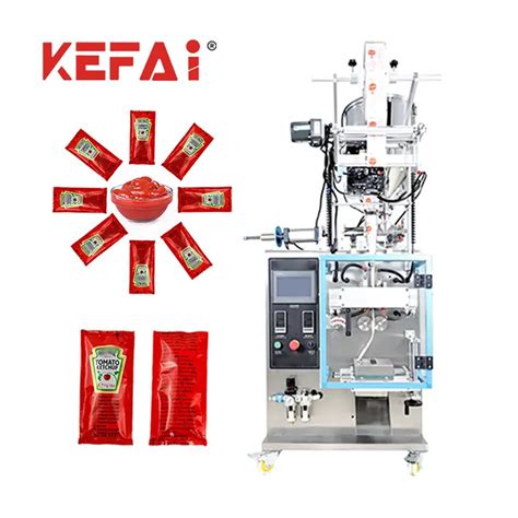 Kefai Automatic Sachet 10g Ketchup Tomato Sauce Paste Packing Machine