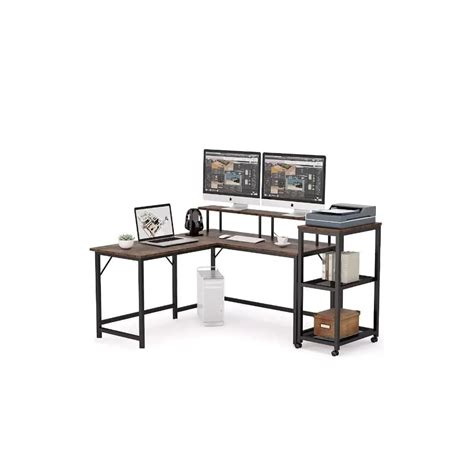 Tekavo L Shape Multi Utility Office Table Computer Desk For Home