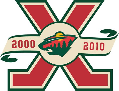 Wild Unveils 10th Anniversary Mark - Minnesota Wild - News Nhl Logos ...