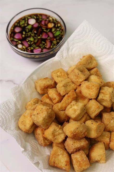 Breaded Tokwa With Tokwa At Baboy Sauce Budget Ulam Recipe Friend