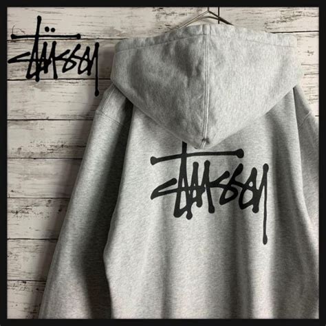 35％割引l新しいブランド 【即完売モデル】stussy 両面 刺繍ロゴ 入手困難 希少 パーカー パーカー トップスl Otaon