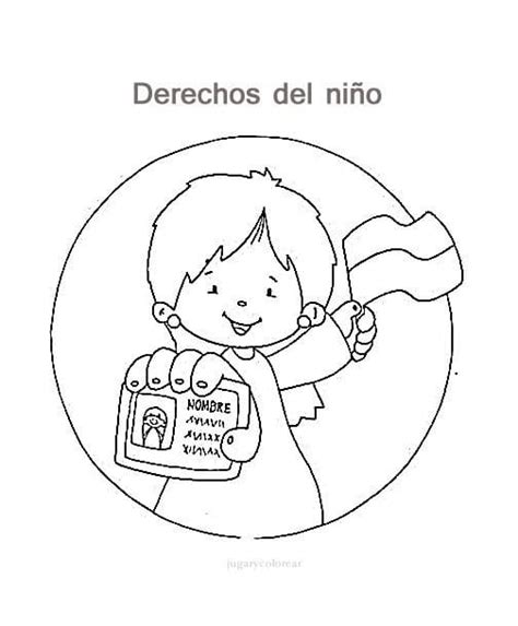 Dibujos De Derecho A La Identidad Para Colorear Para Colorear Pintar E