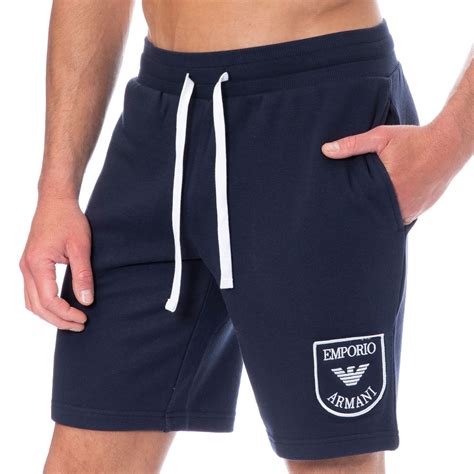 Emporio Armani Short Iconic Terry Bleu Marine INDERWEAR