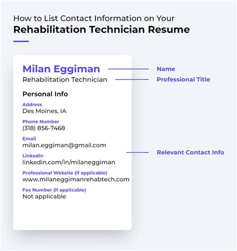 Rehabilitation Technician Resume Examples and Templates