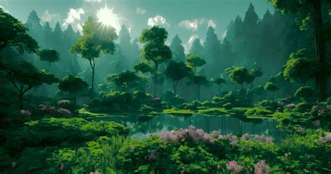 ArtStation - 100 Green scenery wallpapers in 4K | Artworks