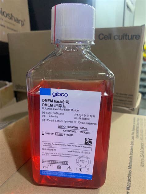 C11995500bt，gibco，dmem Basic 1x 高糖培养液 赛国生物科技