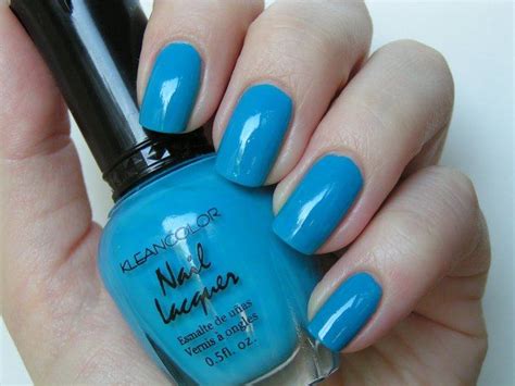 Kleancolor Nail Lacquer Neon Aqua Tophatter Vernis à Ongles