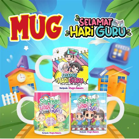 Hadiah Hari Guru Mug Hari Guru Teachers Day 2024 ชื ่ อส ่ วนบุคคล