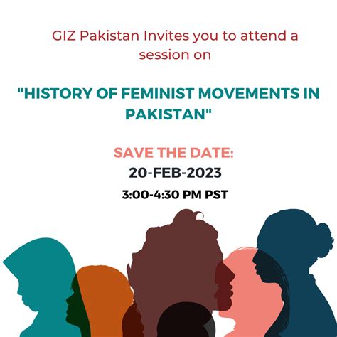 Webinar “history Of Feminist Movements In Pakistan” Giz Gender