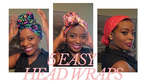 5 Easy DIY Head Wraps With Leggings FULL TUTORIAL YouTube