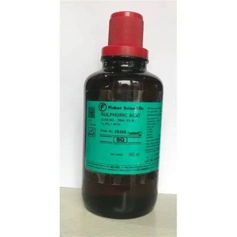 Thermofisher Grade Ar Lr Sulfuric Acid 98 Fisher For Laboratory