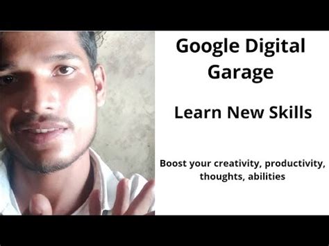 Learn New Skills Through Google Digital Garage YouTube