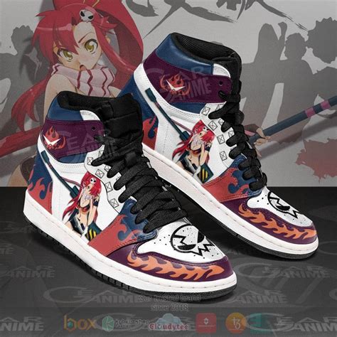 HOT Yoko Littner Gurren Lagann Anime Air Jordan High Top Sneaker Shoes
