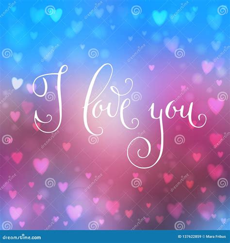 I Love You Stock Vector Illustration Of Fashioned Greetings 137622859