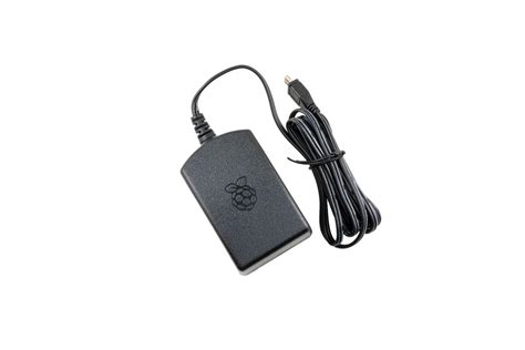 Official Raspberry Pi 3 Universal Power Supply Black Okdo