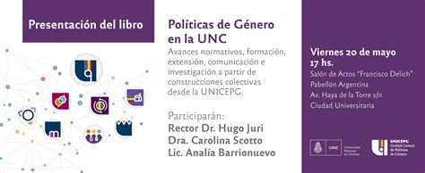 Presentan Un Libro Sobre Avances En Políticas De Género En La Unc Universidad Nacional De Córdoba