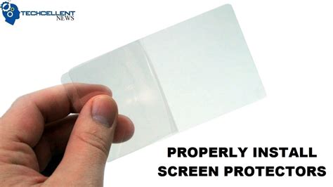 How To Install Screen Protectors Without Bubbles In 2016 Youtube