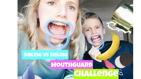 MOUTH GUARD CHALLENGE YouTube