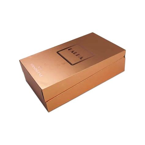 Rose Golden Flip Top Perfume Packaging Box Kali Custom Paper Boxes