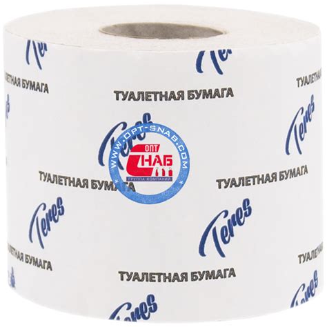 Туалетная бумага «Teres» (Терес), однослойная, белая, с втулкой ...