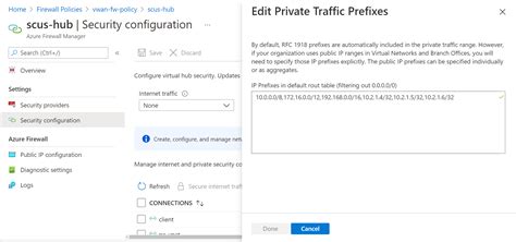 Azure Virtual Wan でプライベート エンドポイント宛てのトラフィックをセキュリティで保護する Microsoft Learn