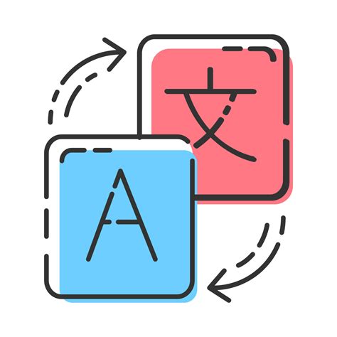 Language Translation Service Color Icon Instant Machine Translator