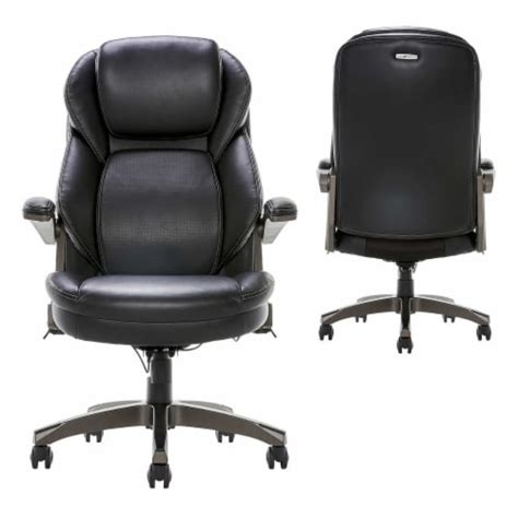 La Z Boy Manager S Office Chair With Adjustable Headrest Black Unit