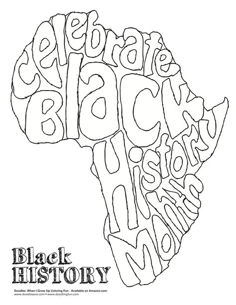 Black History Month Coloring Pages GetColoringPages