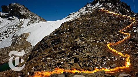 Fire And Ice Mount Kenyas Lost Glaciers Revisualized With Fire The