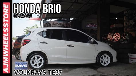 Modifikasi Honda Brio Velg Volkrays Te Ajmheelsstore Youtube