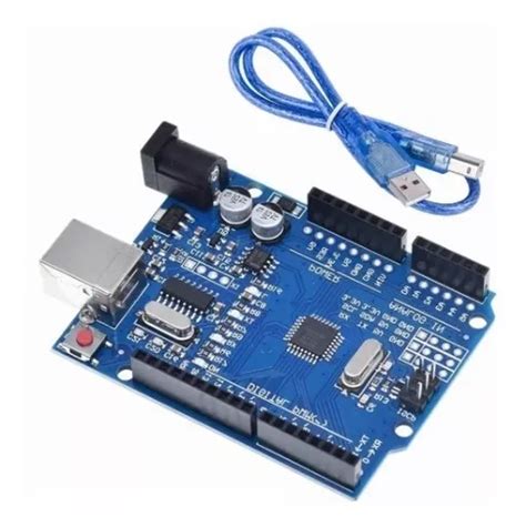 Arduino Uno R3 Atmega328p Con Driver Ch340g Cable Usb Cuotas Sin