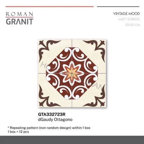 Jual Roman Granit X Dgaudy Ottagono Vintage Mood Granit Lantai