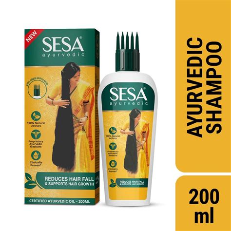 Buy Sesa Ayurvedic Hair Oil 18 Herbs 5 Oils Kshir Pak Vidhi Reduces