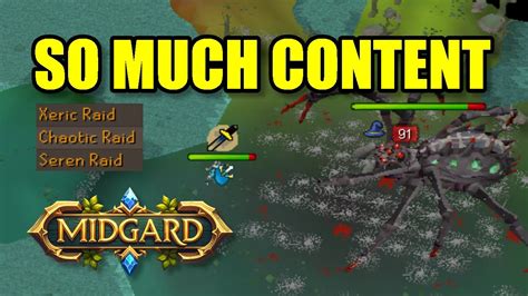 Midgard RSPS SO MUCH UNIQUE CONTENT Most Content Packed RSPS 2024