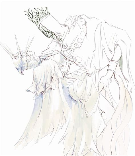 Dark Sun Gwyndolin And Pontiff Sulyvahn Dark Souls And 2 More Drawn