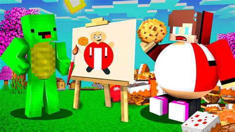 JJ Use DRAWING MOD To FAT Prank For Mikey In Minecraft Maizen YouTube