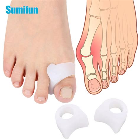 Pcs Big Toe Separator Bone Corrector Straightener Silicone Gel Foot