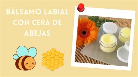 Bálsamo labial artesanal con cera de abejas Balsamo labial Balsamos