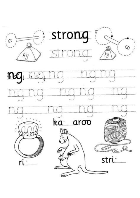 Ng Phonics Worksheet