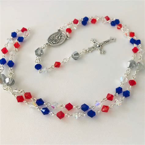 Rosary Catholic Rosary Patriotic Rosary Rosaries First | Etsy