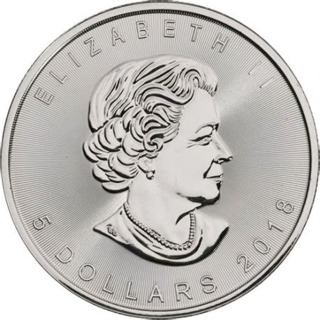 CANADA 5 DOLARES 2018 HOJA DE ARCE MONEDA DE PLATA cápsula 5 Dollars