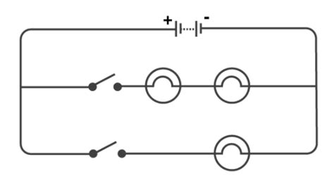 Draw A Circuit Diagram To Show How 3 Bulbs Can Be Lit From A Battery So