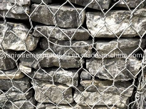 Mm Hot Dip Galvanized Woven Gabion Box Gabion Wire Mesh M M M