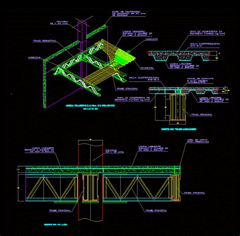 Detalle De Union De Viga Columna De Acero En DWG 63 87 KB