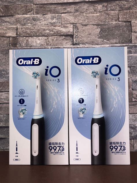 2点セット ブラウン 電動歯ブラシ Braun Oral B Ioシリーズ3 マットブラック Iog31a60 Bkブラウン｜売買され