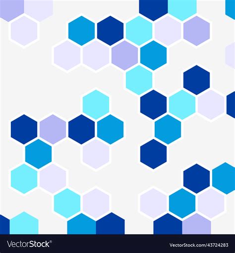 Abstract geometric background made of blue Vector Image